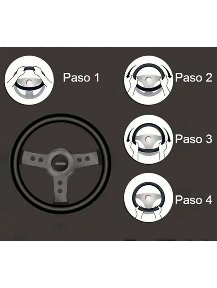 Funda protectora antideslizante para volante de automóvil