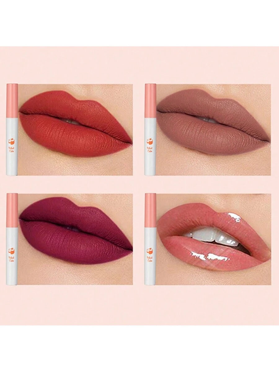 Juego de brillo de labios mate paquete de 10