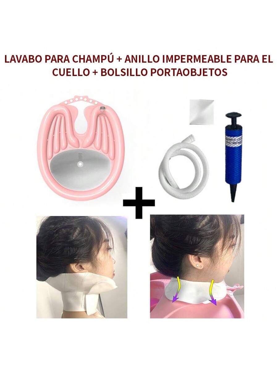 Juego de lavabo plegable para el hogar