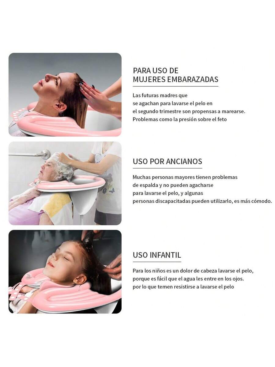 Juego de lavabo plegable para el hogar