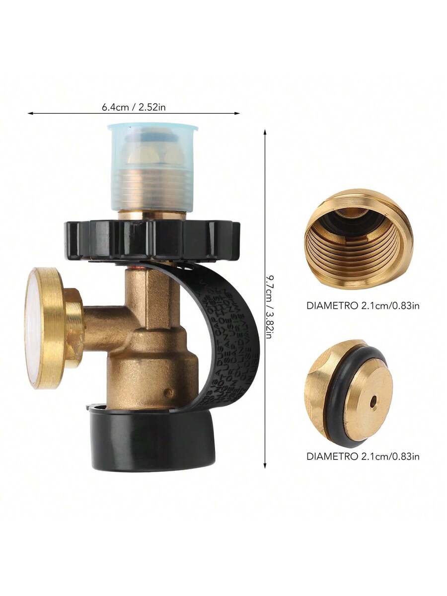 Medidor Adaptador para Tanque de Gas