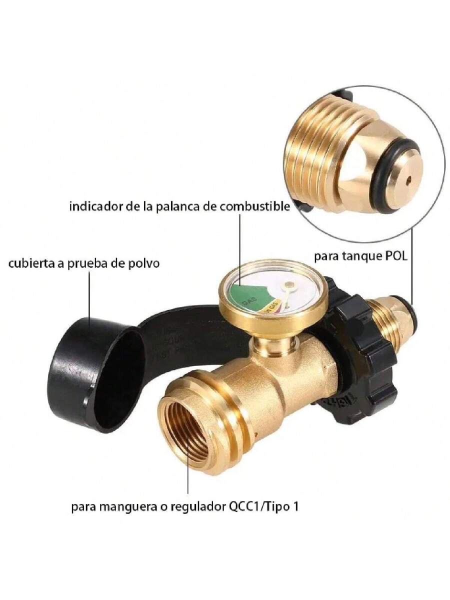 Medidor Adaptador para Tanque de Gas