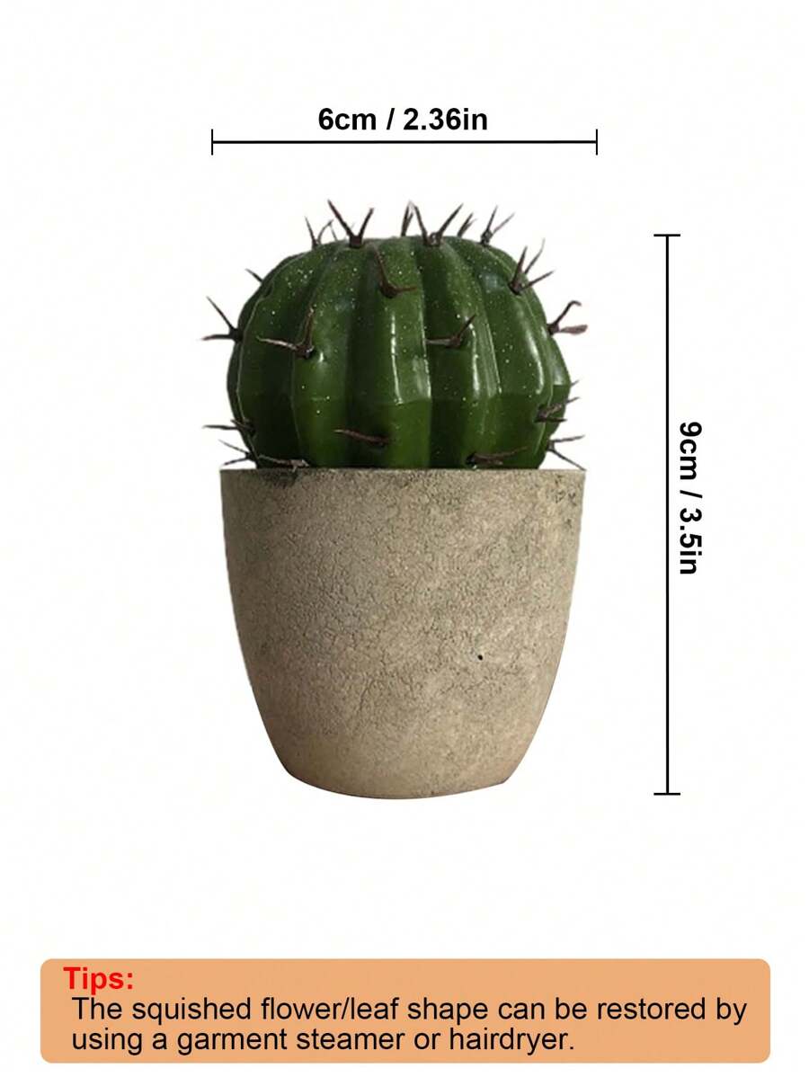 Plantas suculentas artificiales con maceta