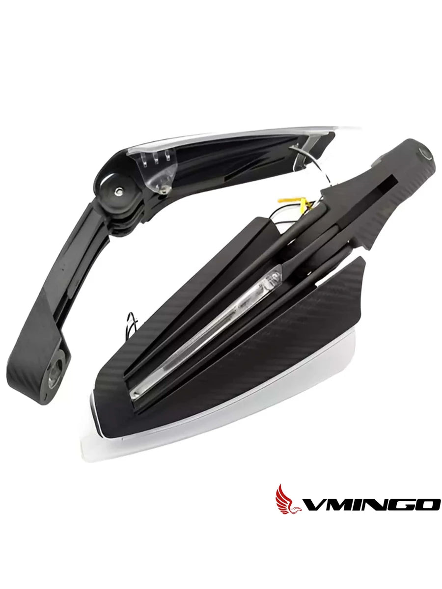 Cubre Puño Moto Universal Handguard Luz Led Protector Manos