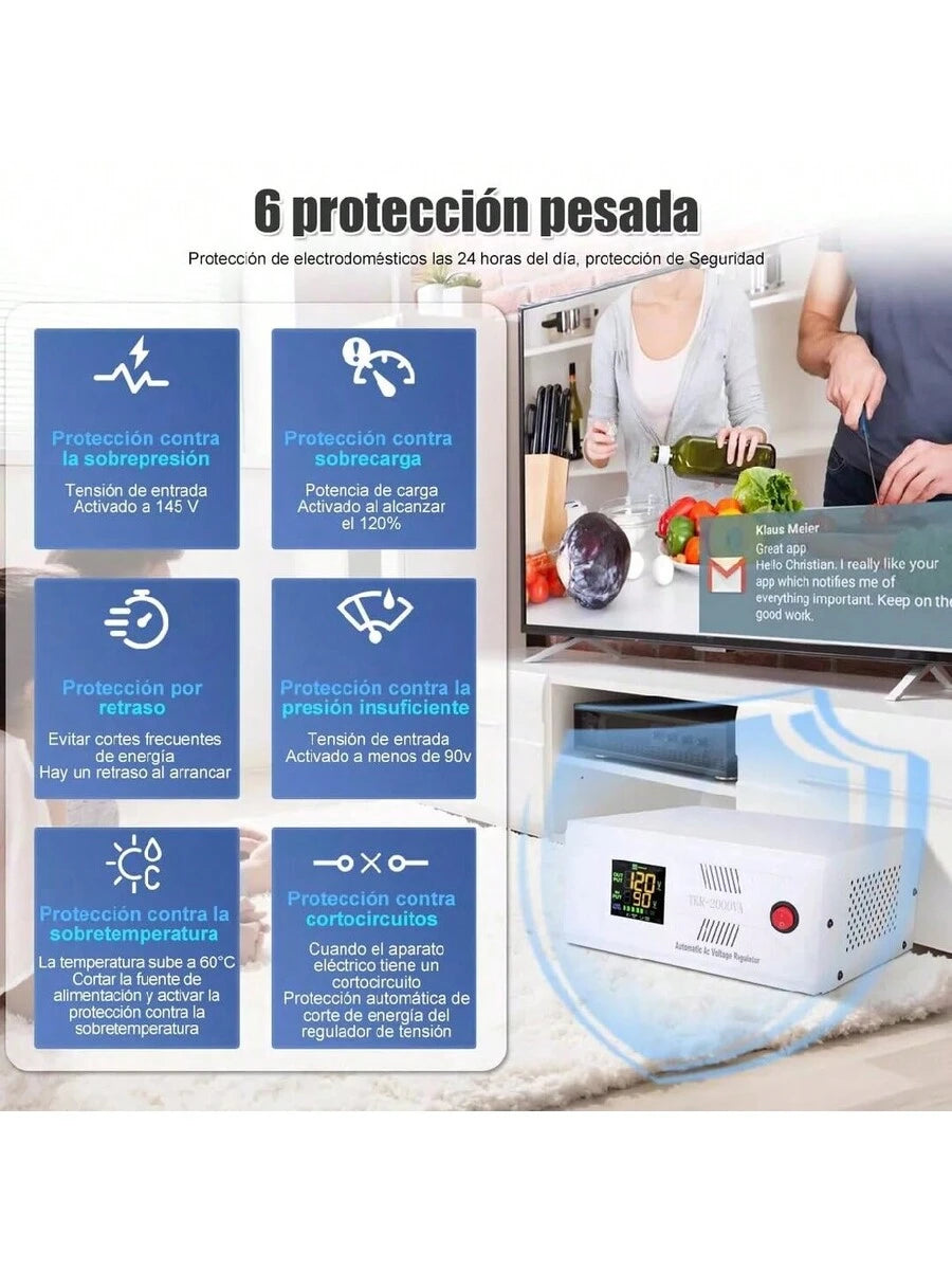 Regulador y Compensador Electronico de Voltaje