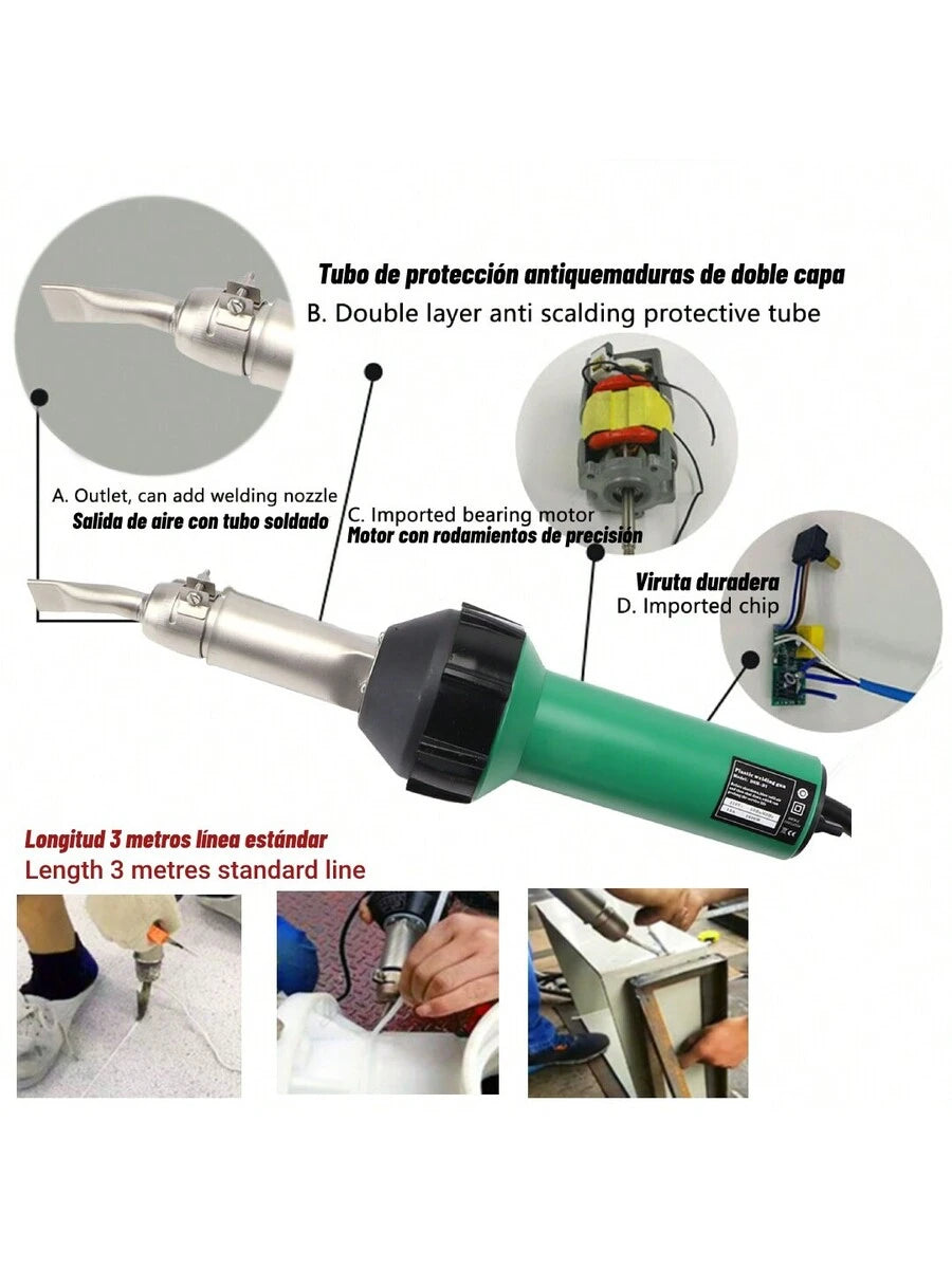 Kit De Pistola De Soldadura De Plástico
