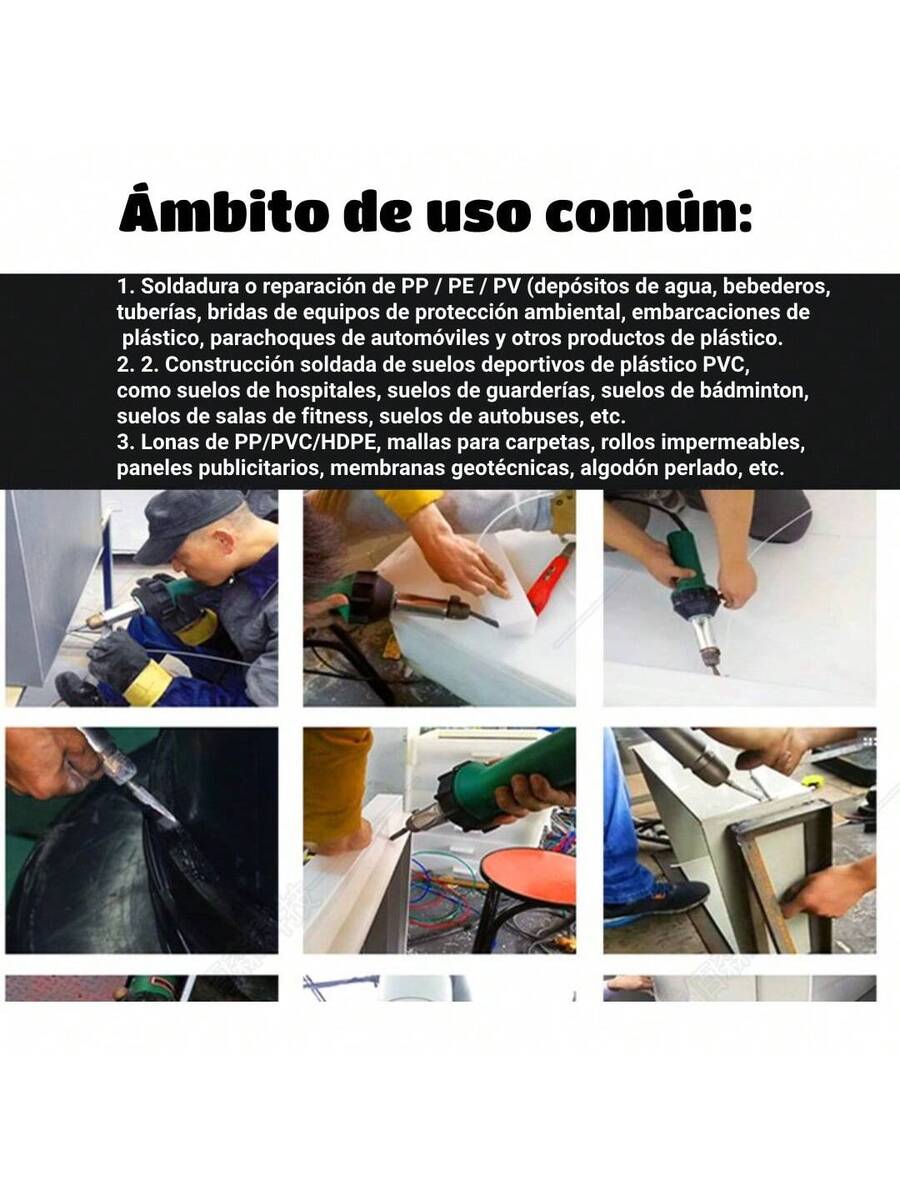 Kit De Pistola De Soldadura De Plástico