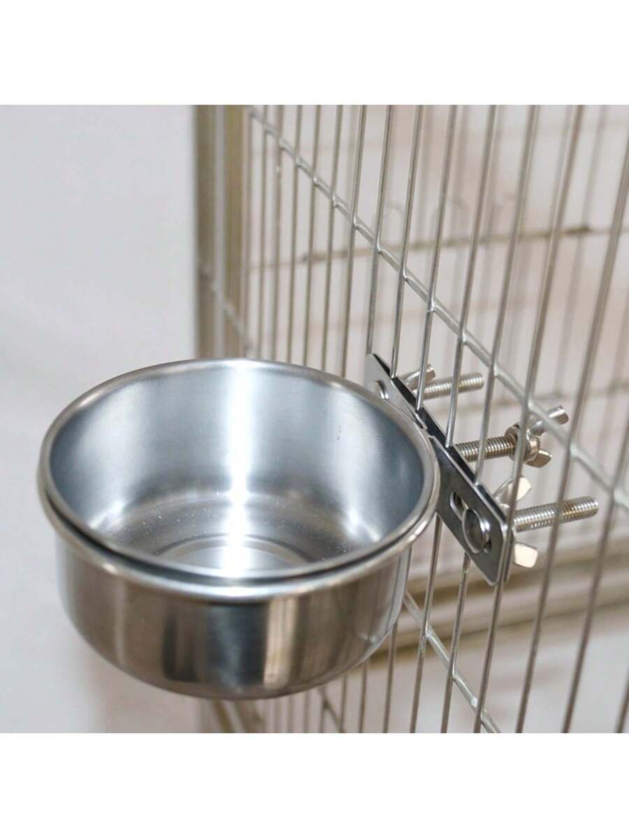 Comedero y bebedero de acero inoxidable para perros/gatos