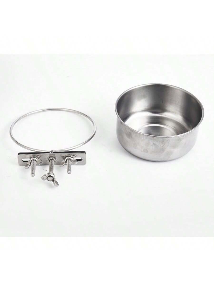 Comedero y bebedero de acero inoxidable para perros/gatos