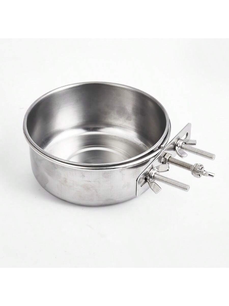 Comedero y bebedero de acero inoxidable para perros/gatos