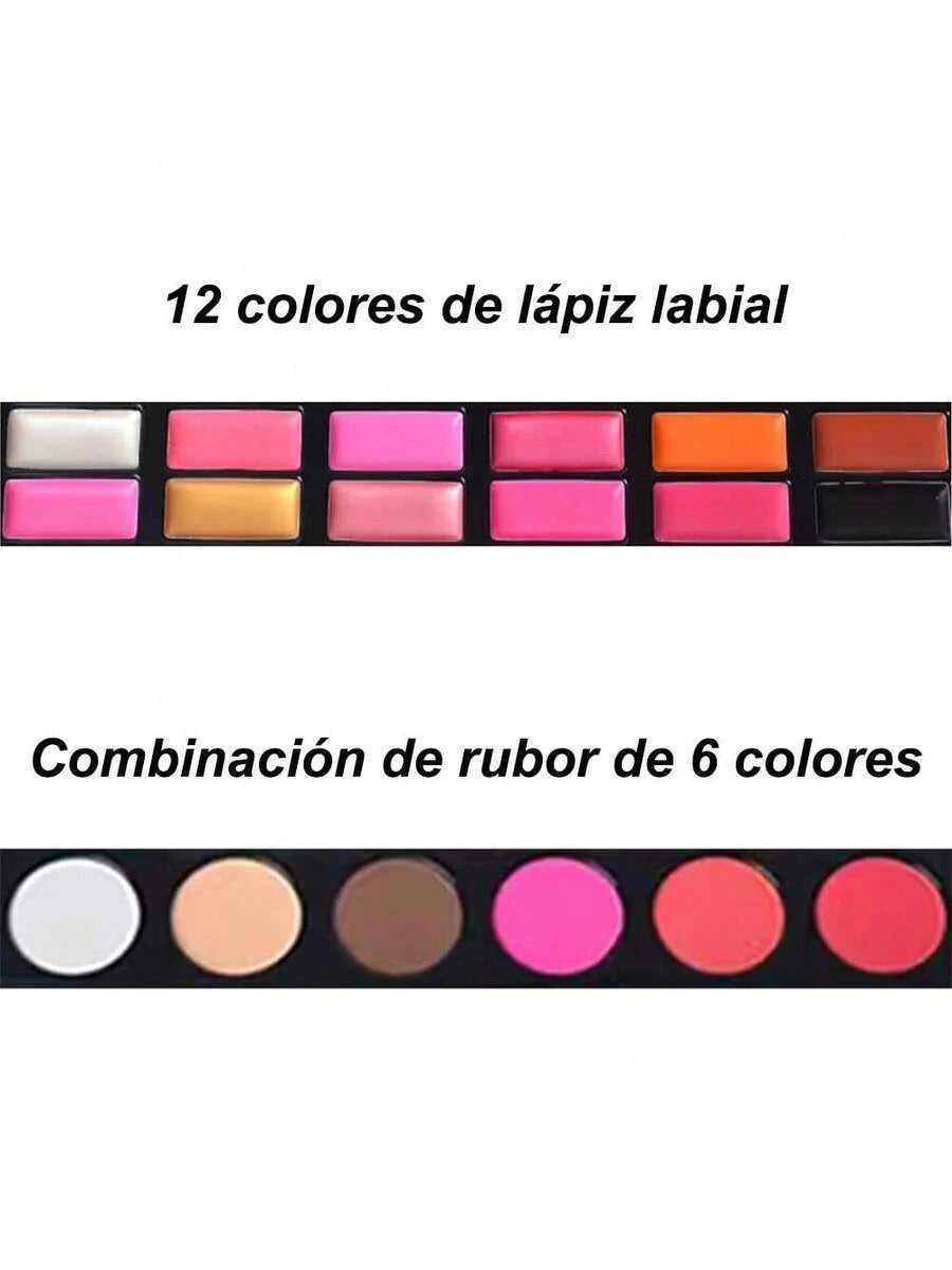 Paleta de sombras de ojos de maquillaje de 78 colores