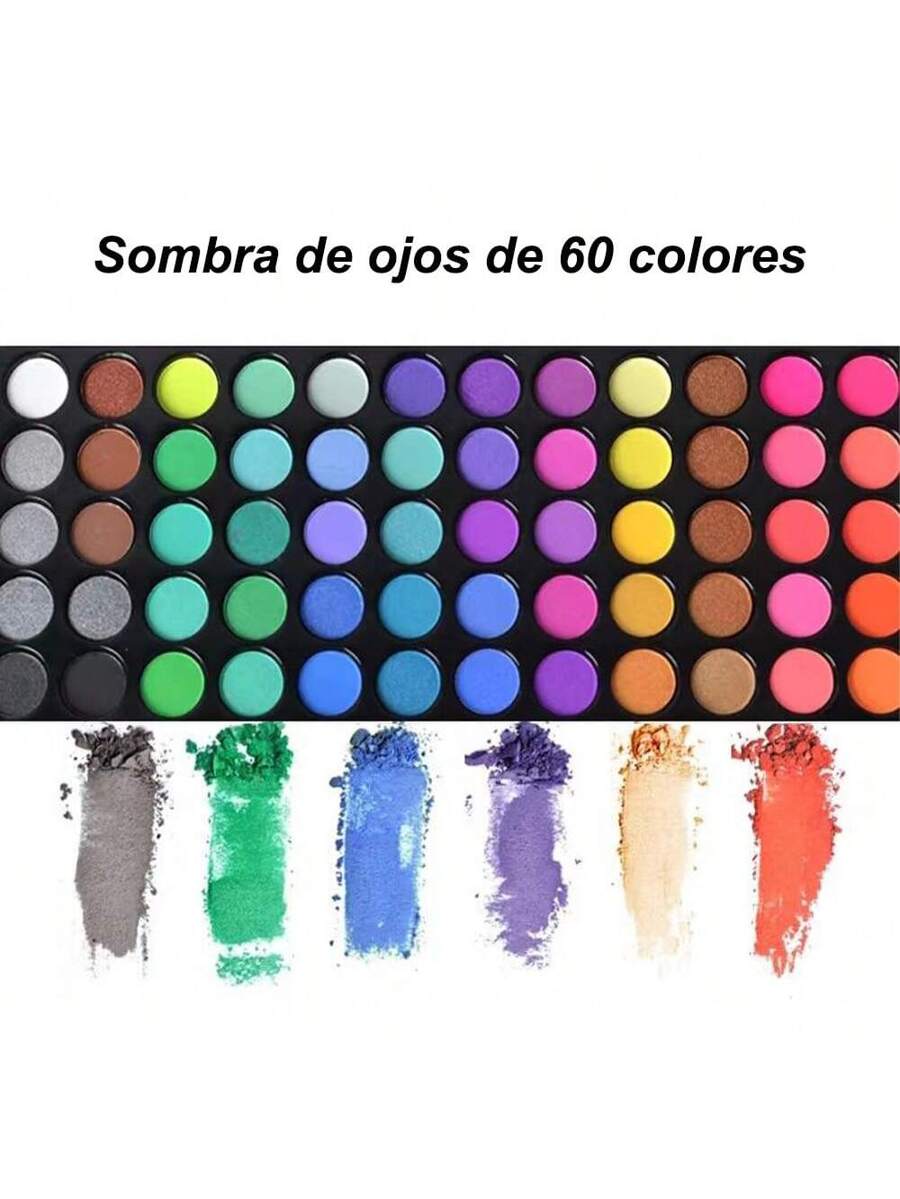 Paleta de sombras de ojos de maquillaje de 78 colores