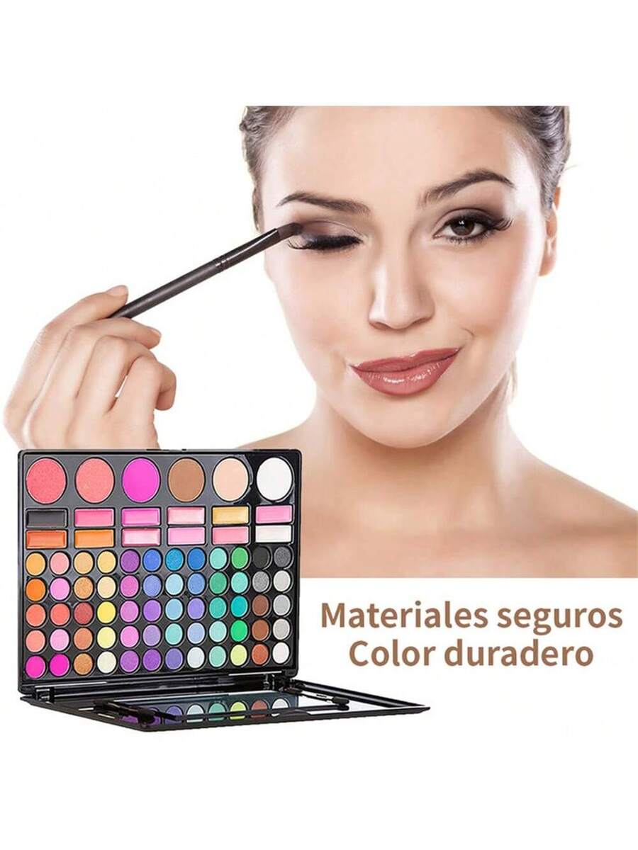 Paleta de sombras de ojos de maquillaje de 78 colores