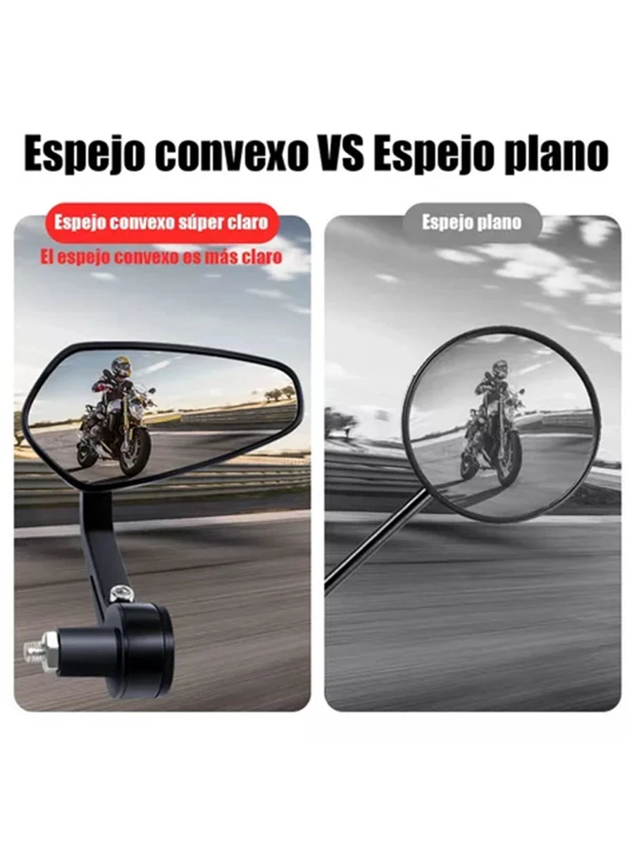 Espejos Moto Deportivos Street Racer Motocicleta Anti-jitter