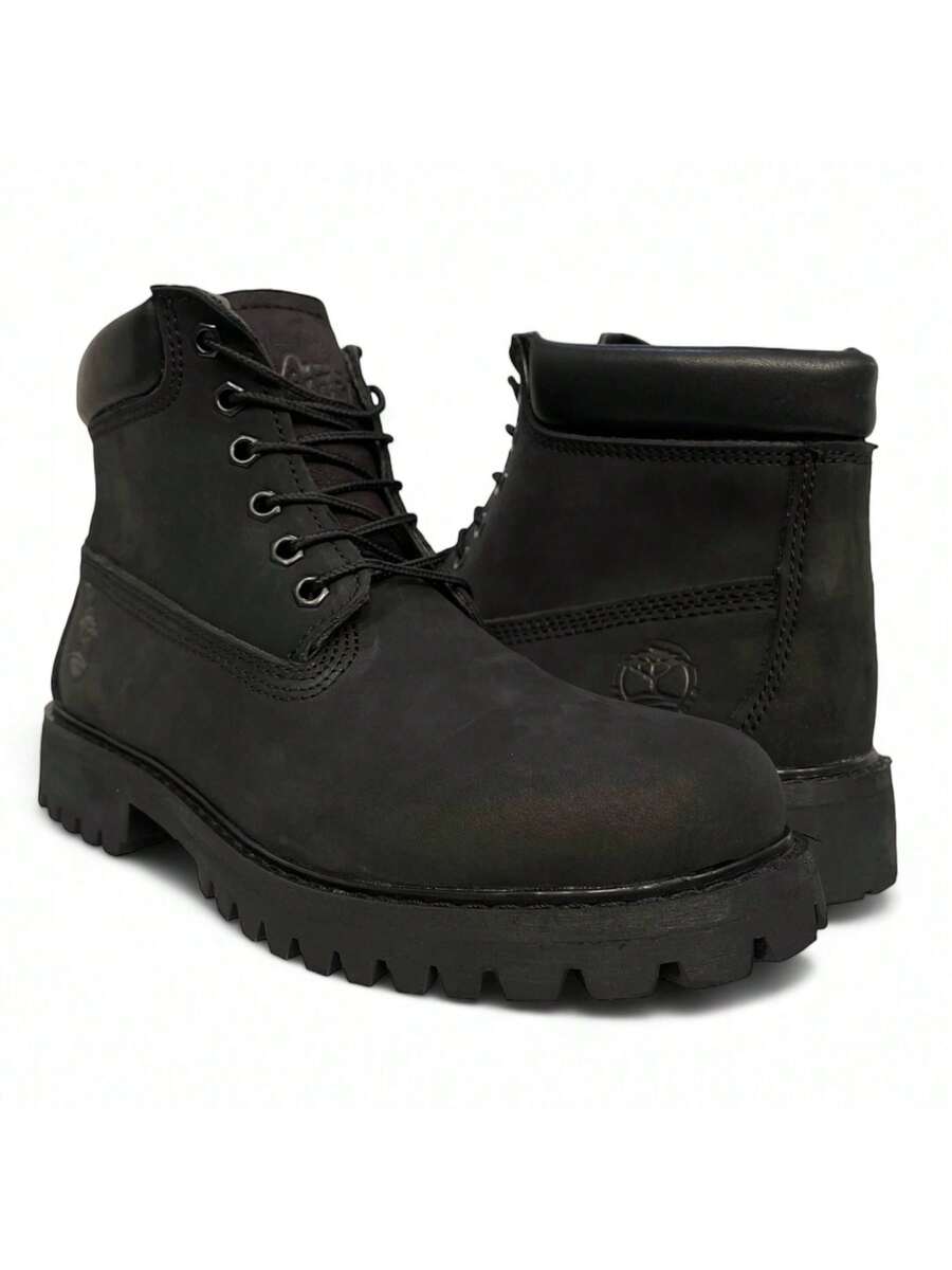 BOTA USO CASUAL ESTILO TIMBER LAND PIEL GENUINA