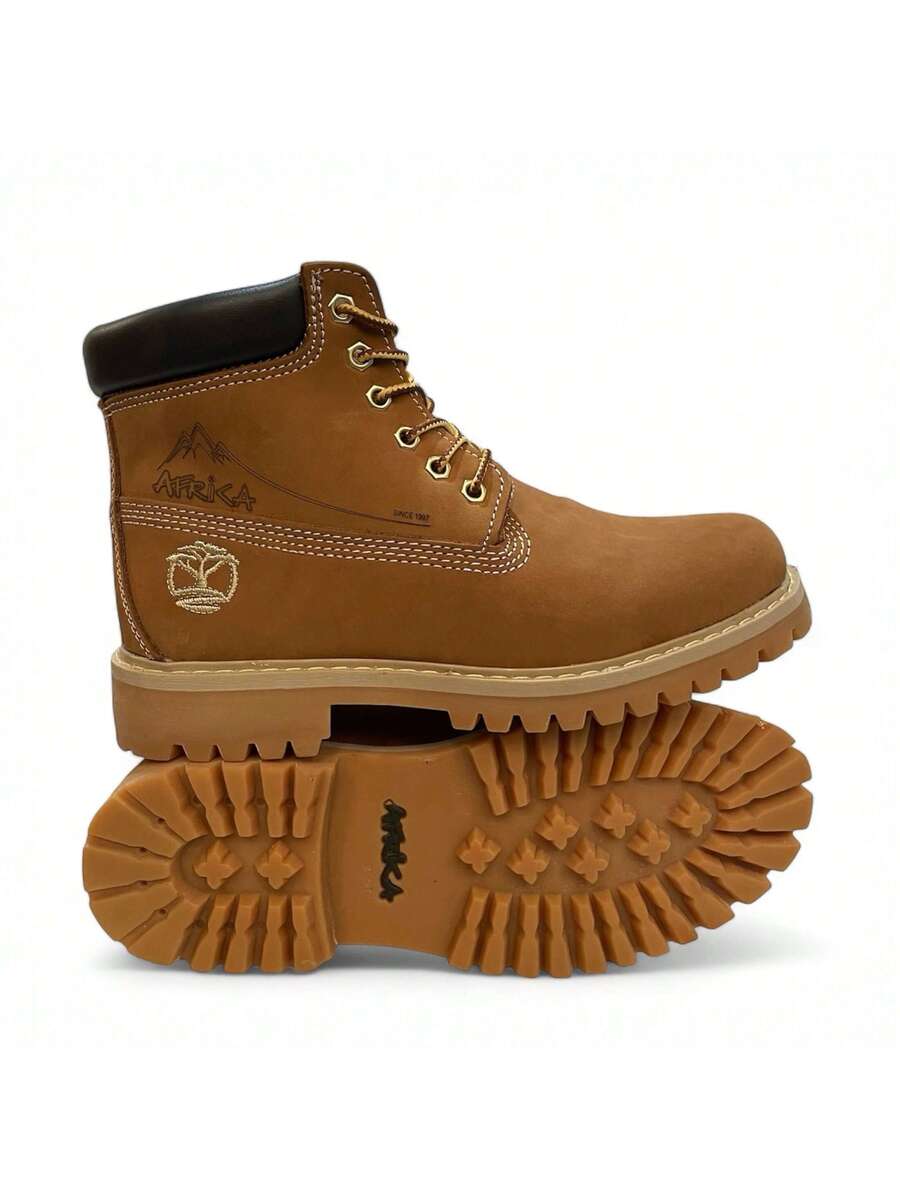 BOTA USO CASUAL ESTILO TIMBER LAND PIEL GENUINA