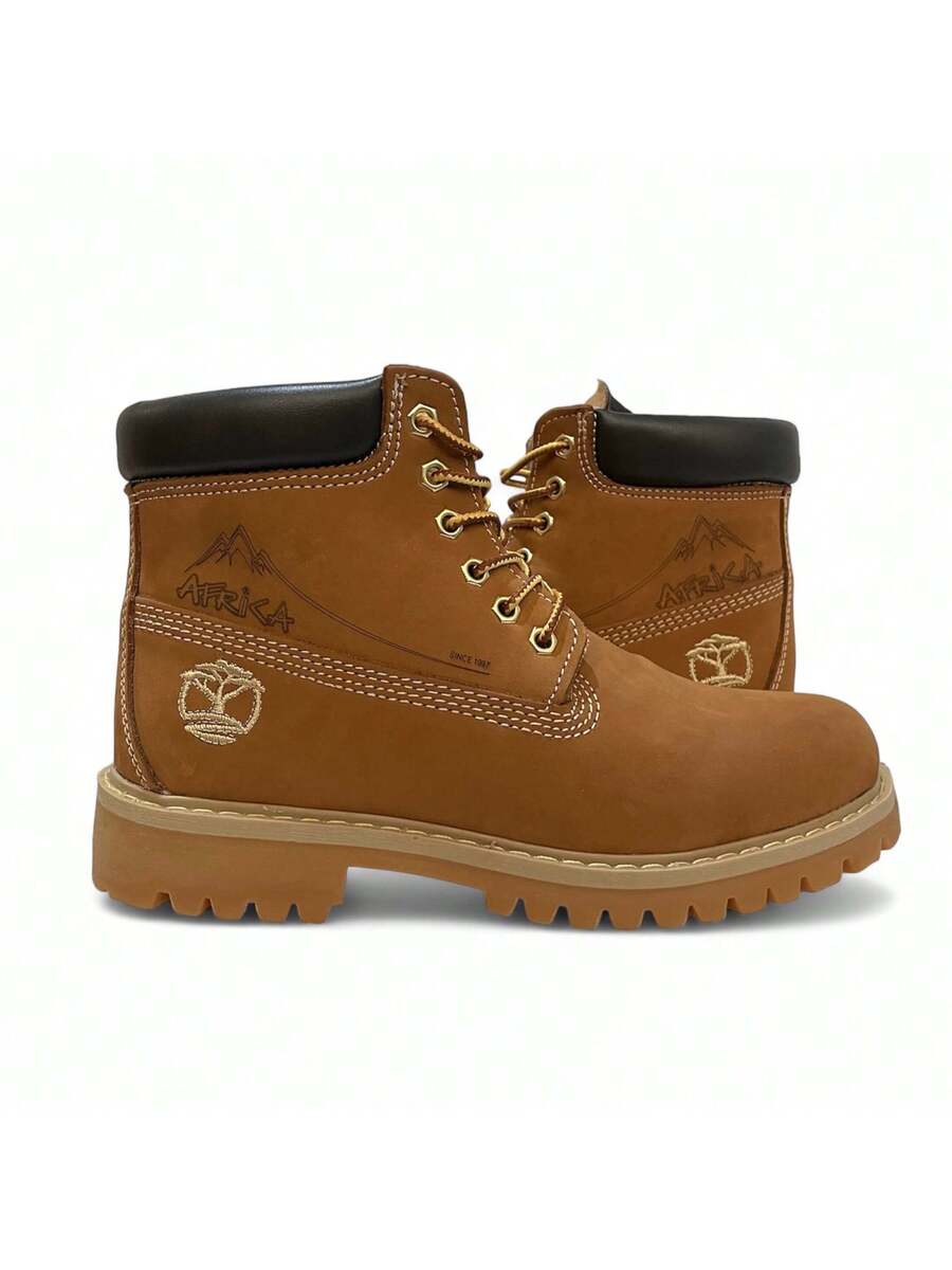 BOTA USO CASUAL ESTILO TIMBER LAND DE HULE MASIZO