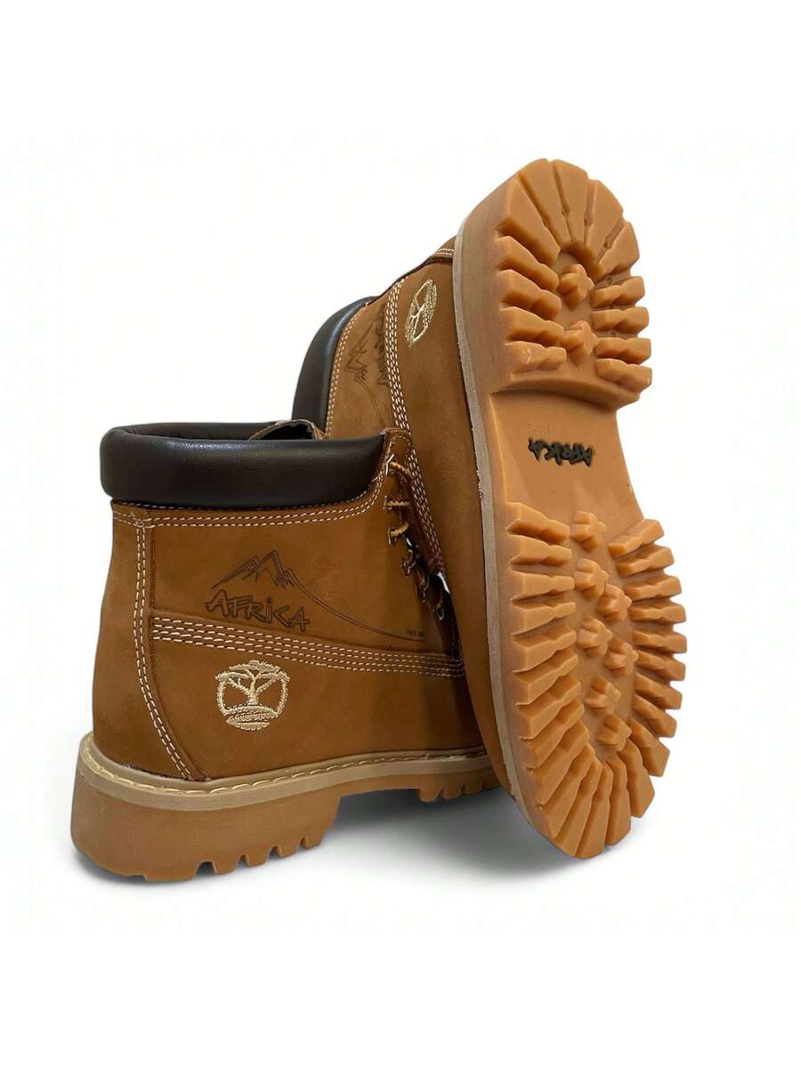 BOTA USO CASUAL ESTILO TIMBER LAND PIEL GENUINA