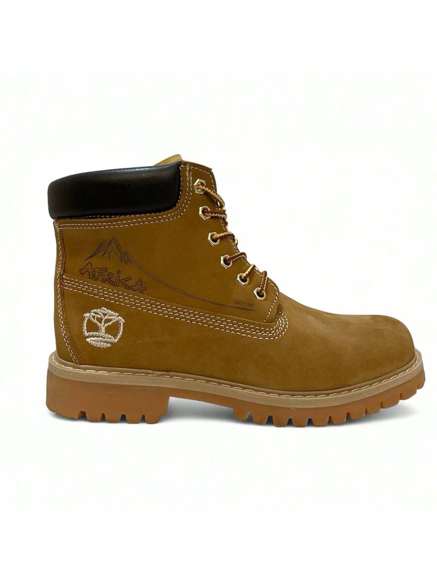 BOTA USO CASUAL ESTILO TIMBER LAND PIEL GENUINA