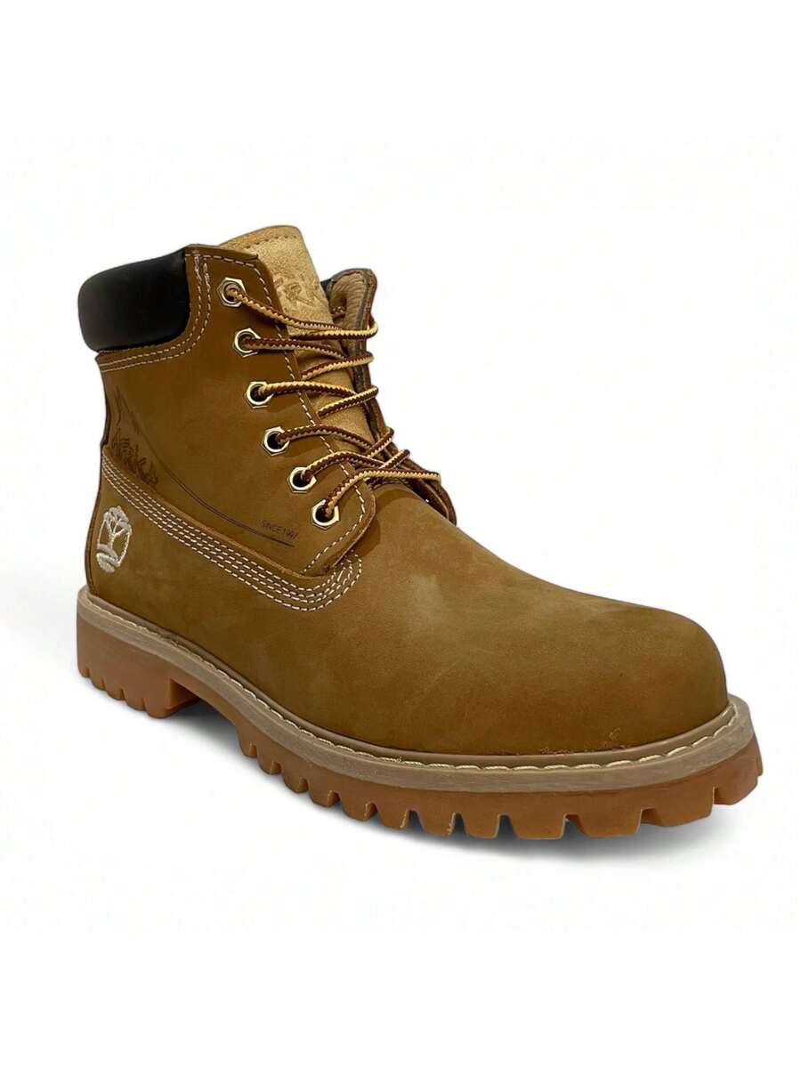 BOTA USO CASUAL ESTILO TIMBER LAND DE HULE MASIZO