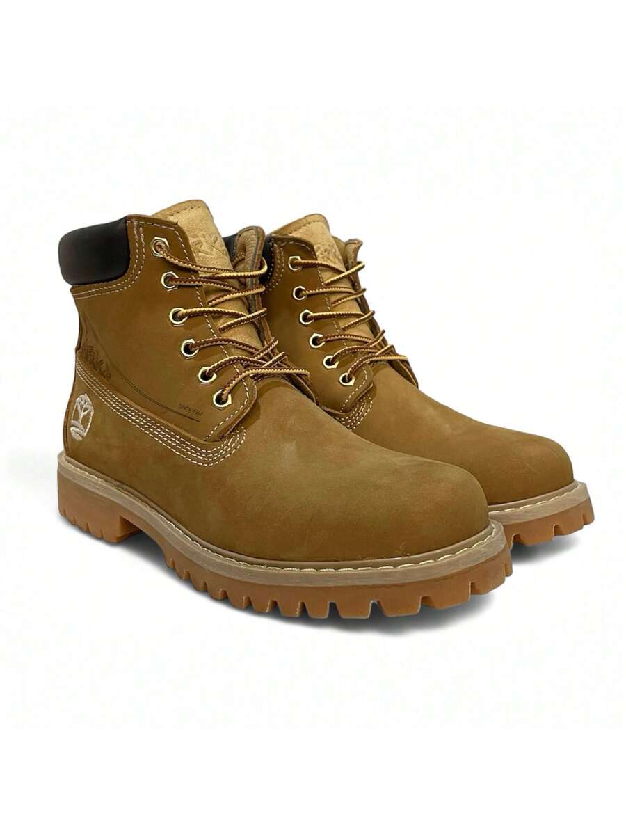 BOTA USO CASUAL ESTILO TIMBER LAND DE HULE MASIZO