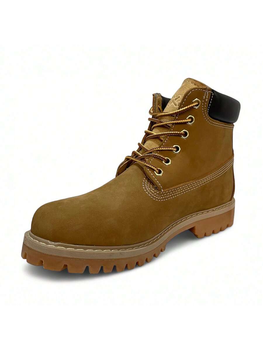 BOTA USO CASUAL ESTILO TIMBER LAND DE HULE MASIZO