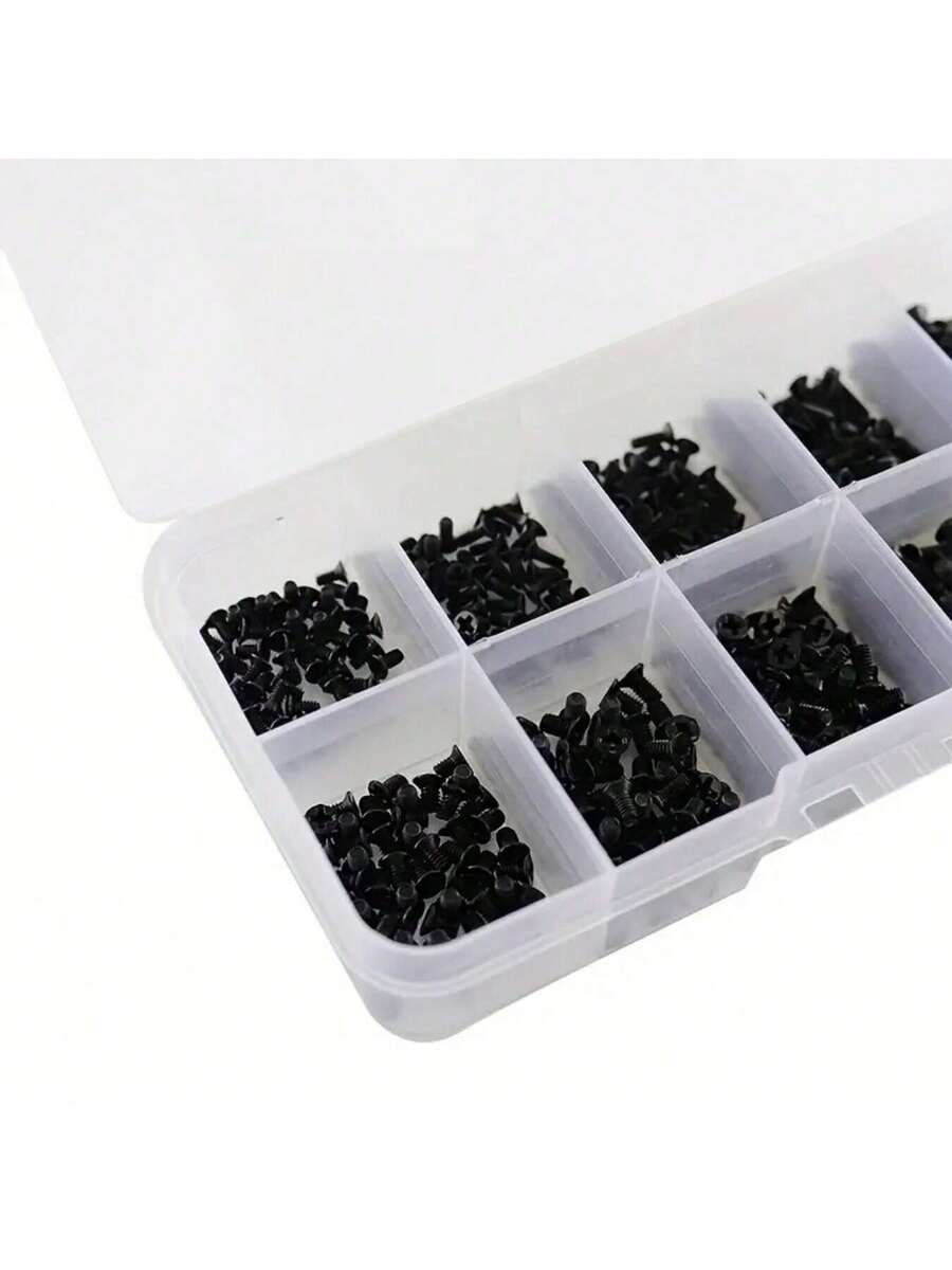 Set de piezas de tornillos de cabeza plana tipo Phillips M2, M2.5, M3 KM