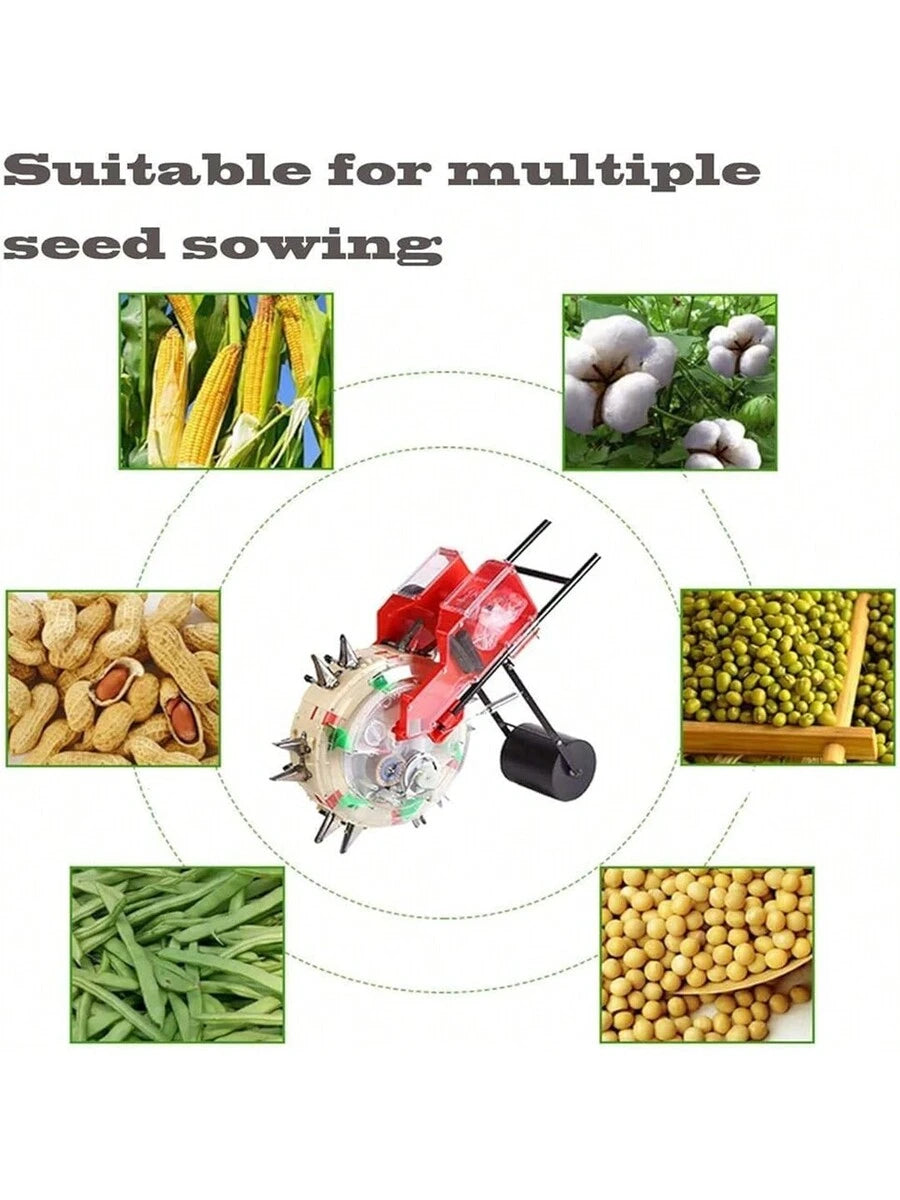 Sembradora Y Fertilizadora Manual 2 En 1 Agricola