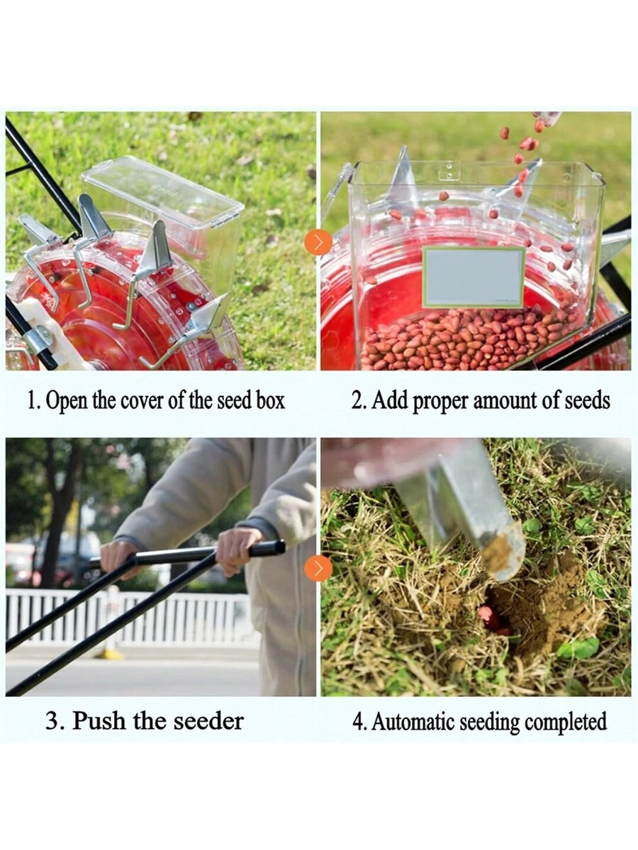Sembradora Y Fertilizadora Manual 2 En 1 Agricola