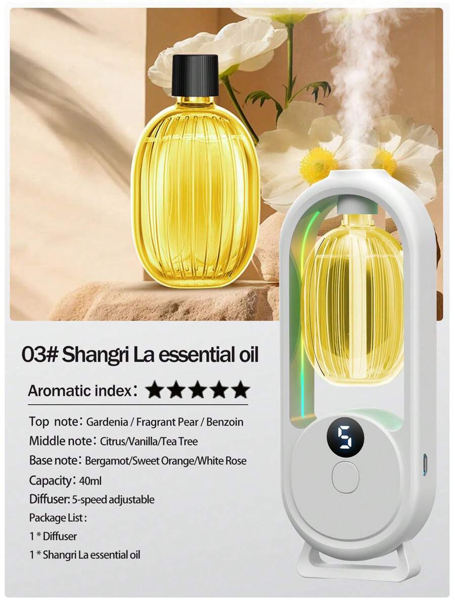 Difusor de aroma automático recargable