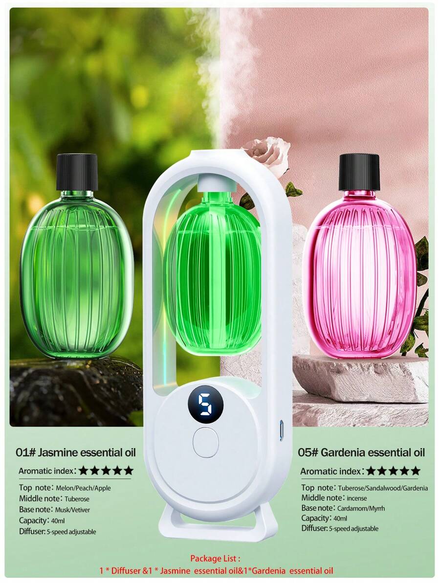 Difusor de aroma automático recargable
