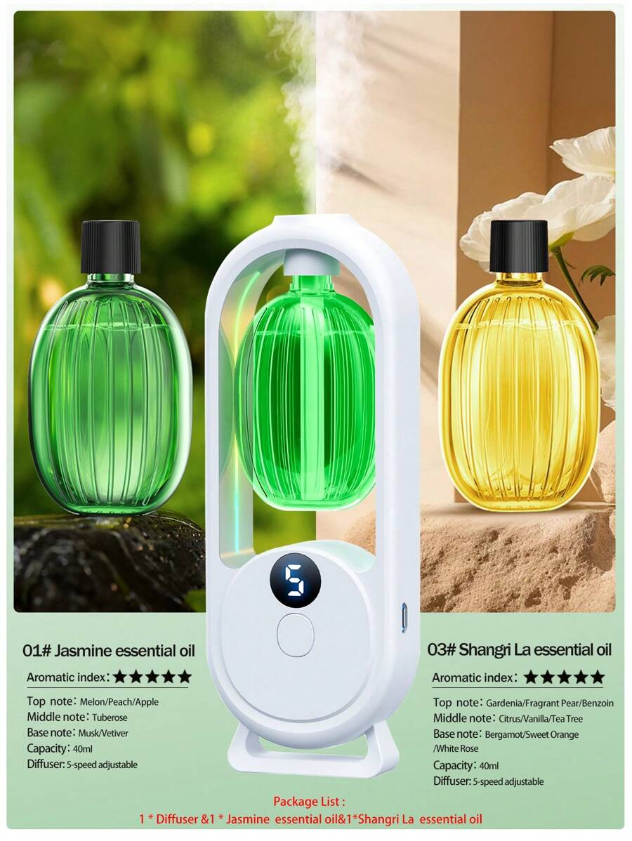 Difusor de aroma automático recargable