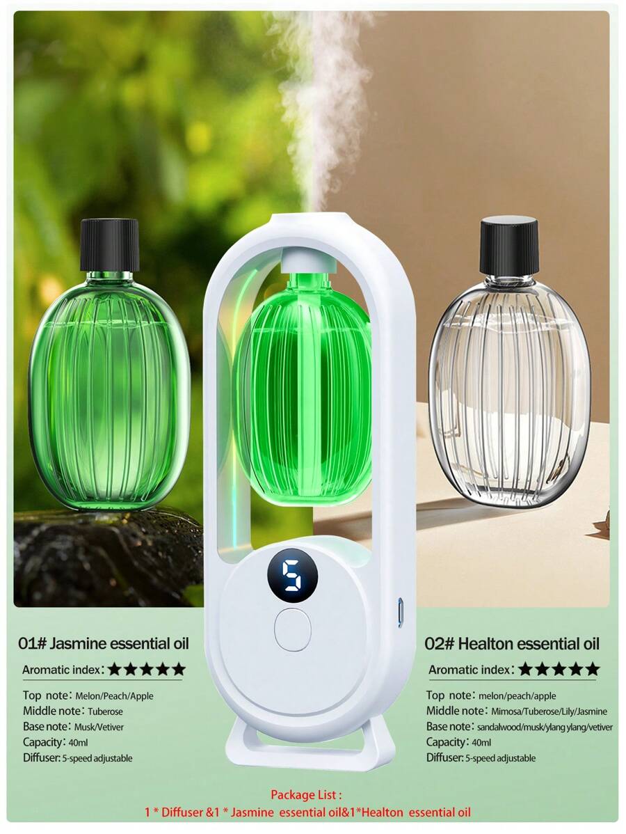 Difusor de aroma automático recargable