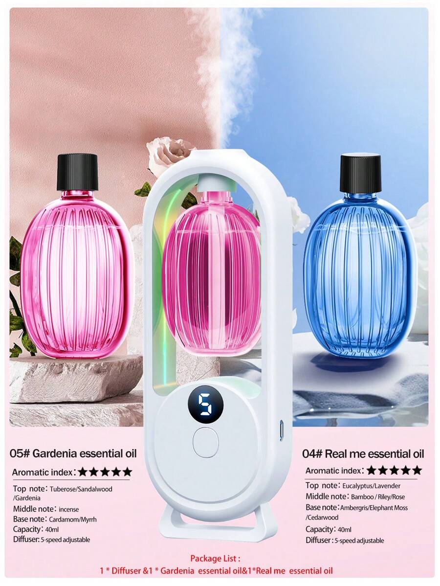 Difusor de aroma automático recargable