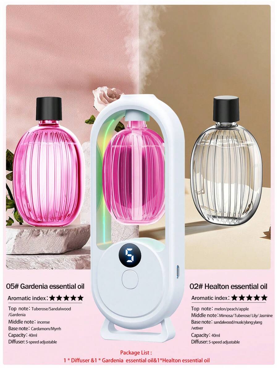 Difusor de aroma automático recargable