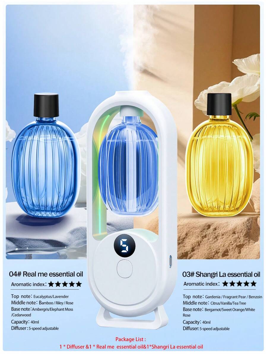 Difusor de aroma automático recargable