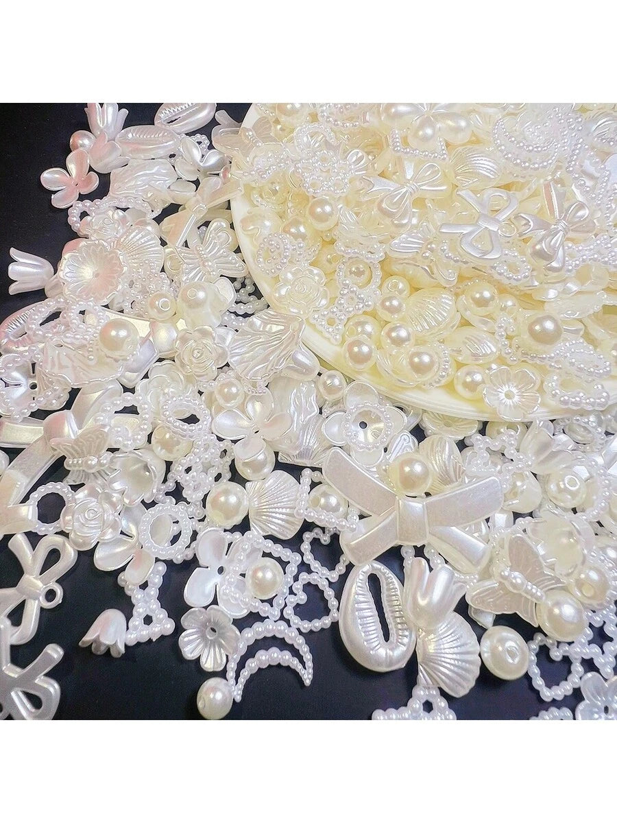 100 piezas/paquete Perlas acrílicas