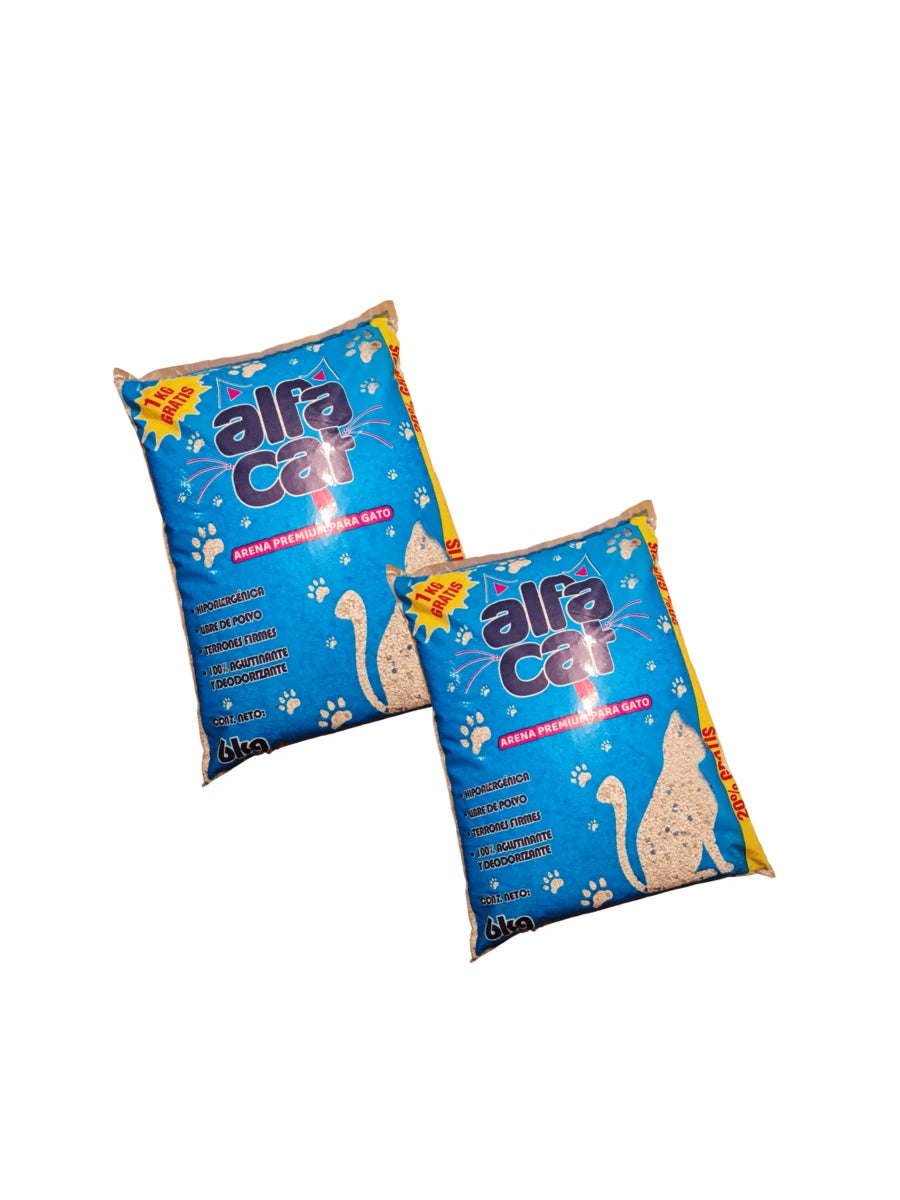 Alfa Cat 12kg Arena Sanitaria Aglutinante para Gato