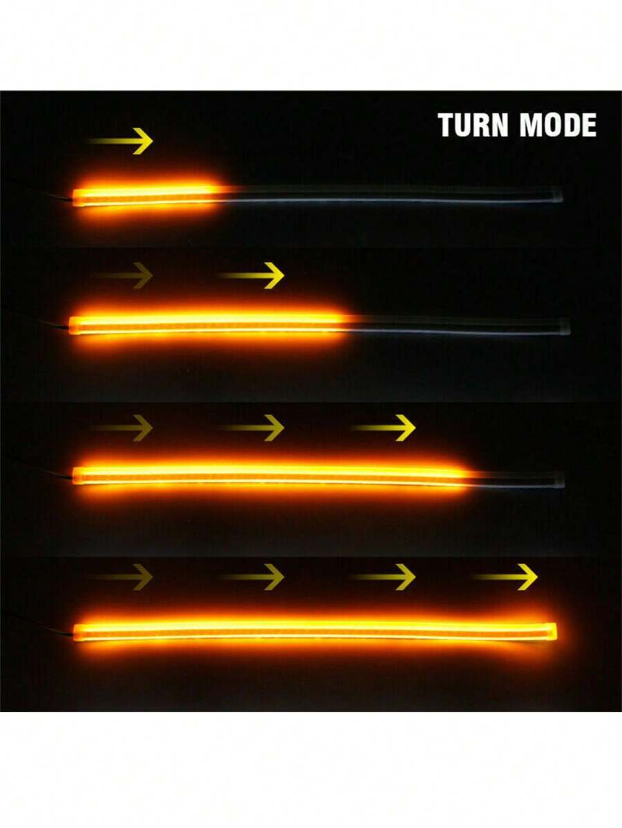 Tiras de LED DRL para faros delanteros para coche moto