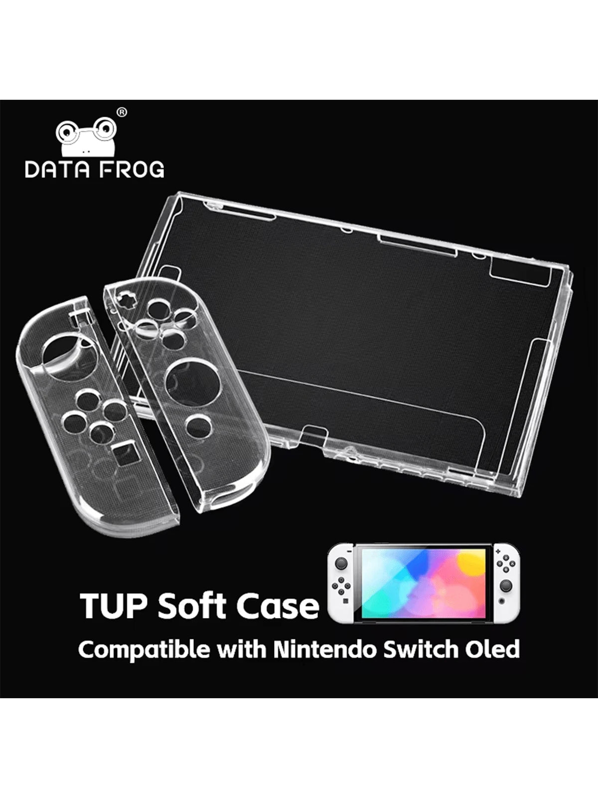 Estuche protector transparente para Switch OLED