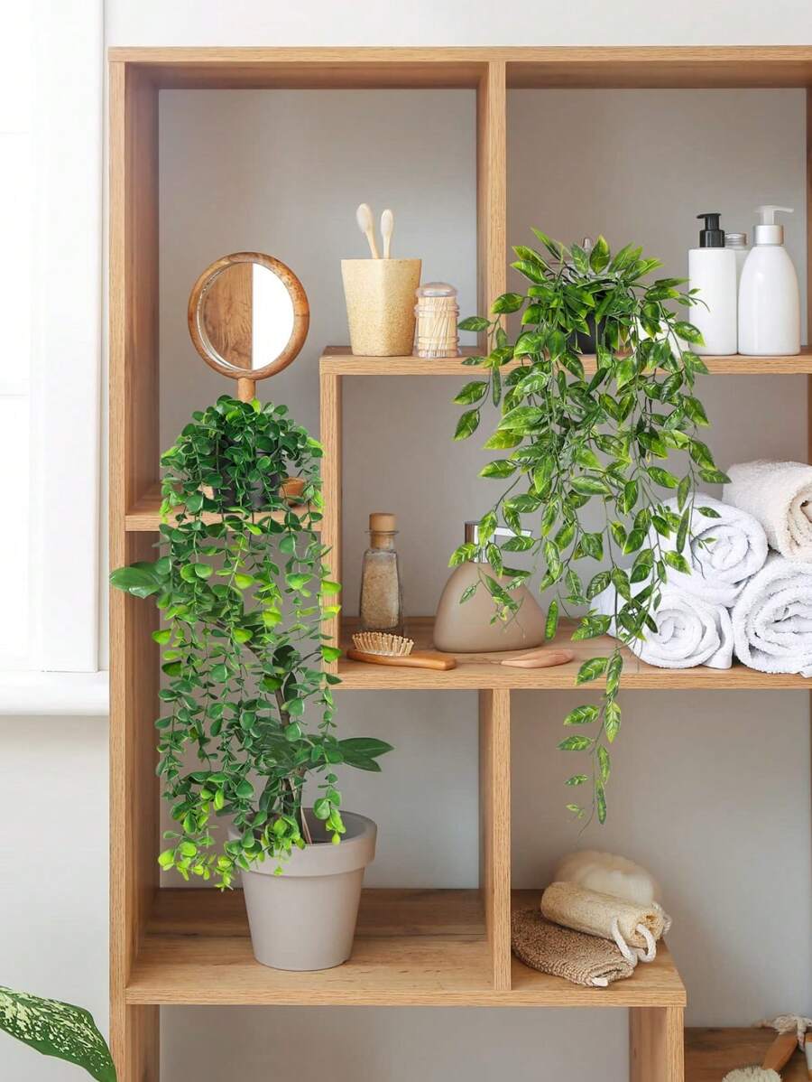 Plantas artificiales, Plantas en maceta colgantes