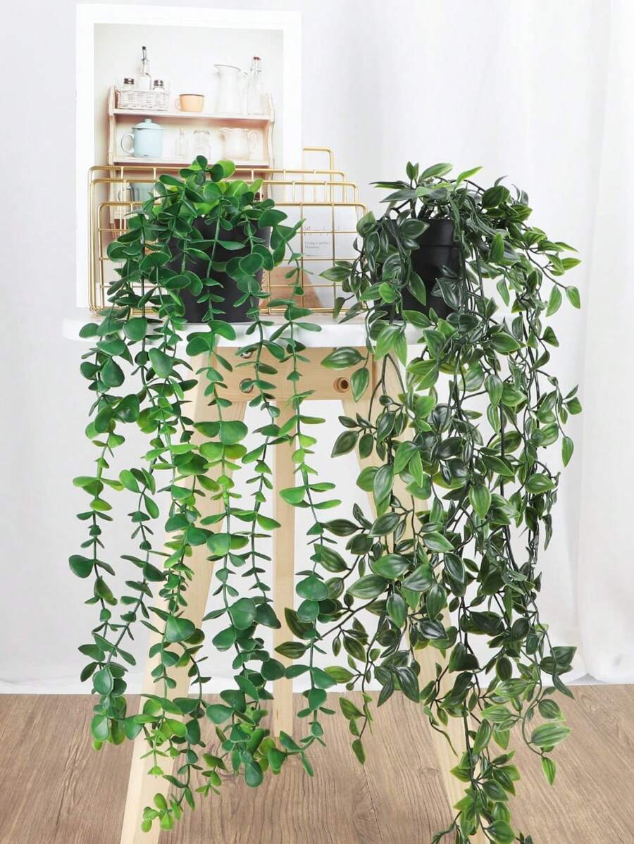 Plantas artificiales, Plantas en maceta colgantes