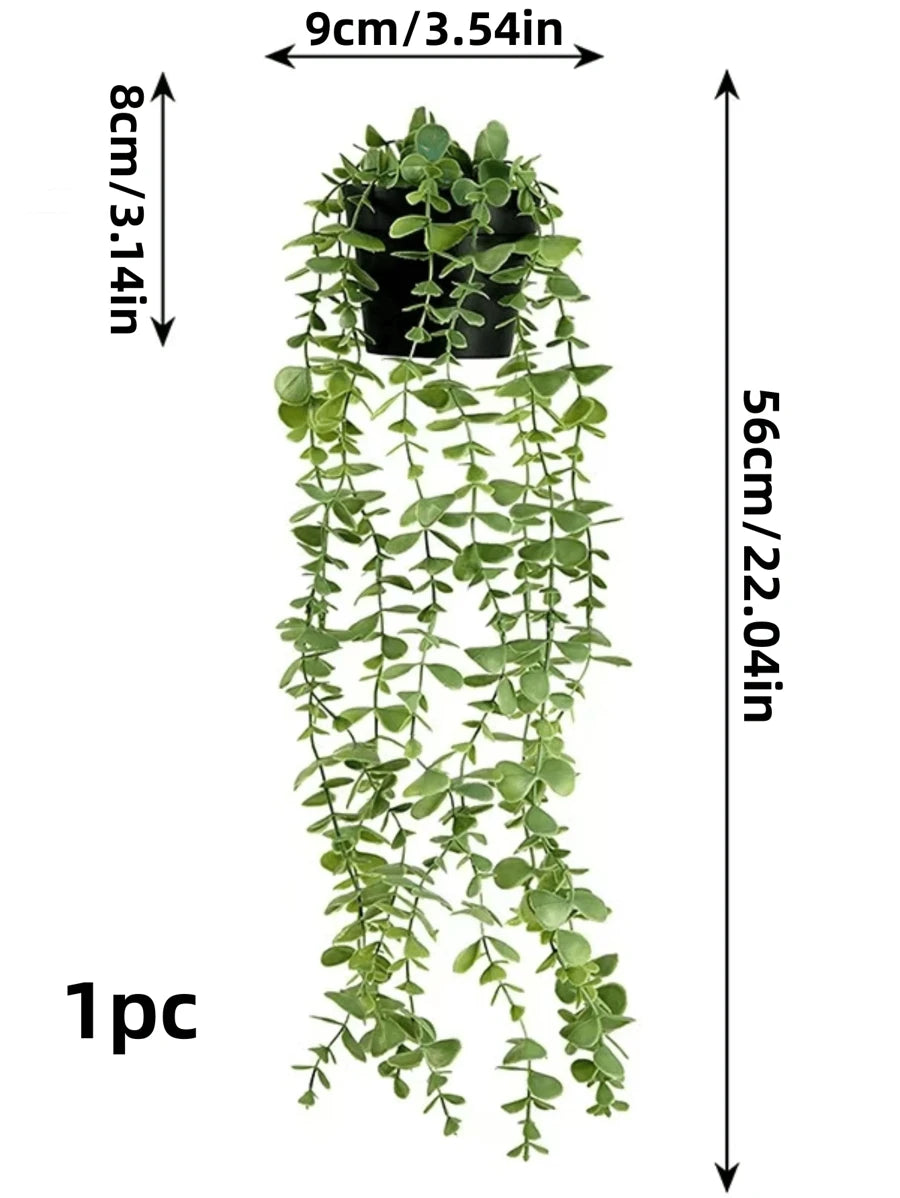 Plantas artificiales, Plantas en maceta colgantes