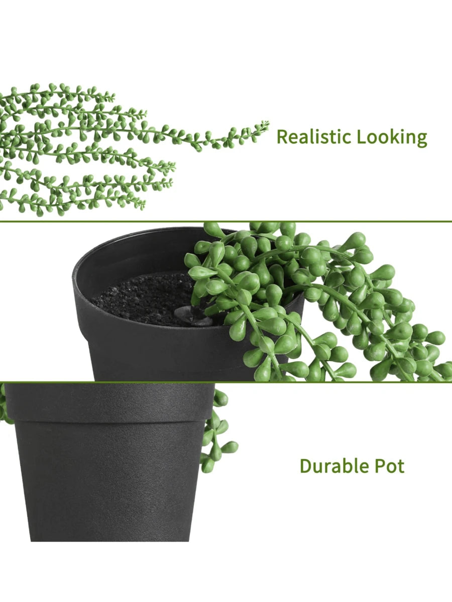 Plantas artificiales, Plantas en maceta colgantes