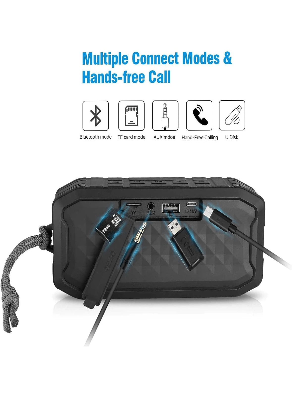 Bocina Bluetooth 5.0 Portátil
