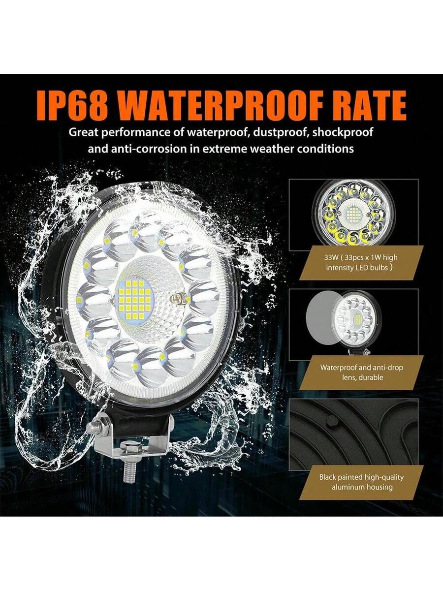Faros de LED auxiliares para coche moto camión