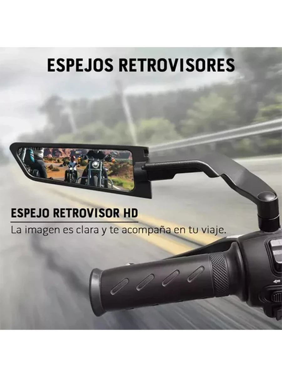 Alerón De Espejo Retrovisor Invisible Modificado Universal