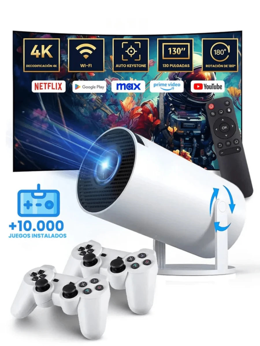 Proyector Multimedia Streaming HD 4K Android