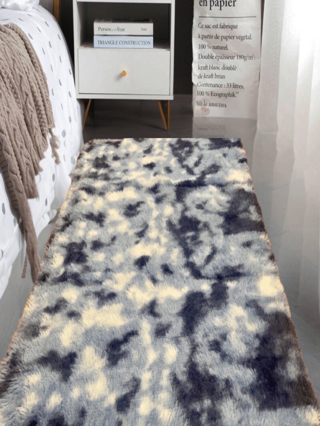 Alfombra Decorativa Jaspeada para Sala De Estar Y Dormitorio Varios Colores a Elegir-80 X 120 Cm,100 X 150 Cm,120 X 160 Cm & 150 x 200 Cm