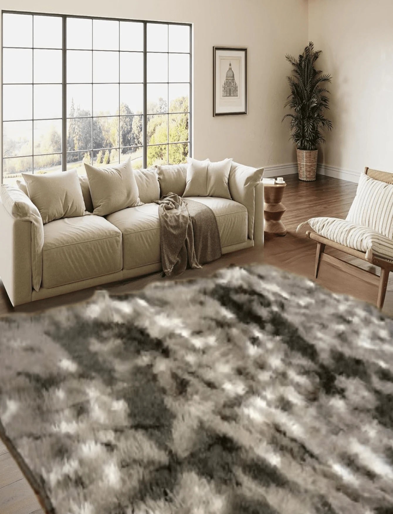 Alfombra Decorativa Jaspeada para Sala De Estar Y Dormitorio Varios Colores a Elegir-80 X 120 Cm,100 X 150 Cm,120 X 160 Cm & 150 x 200 Cm
